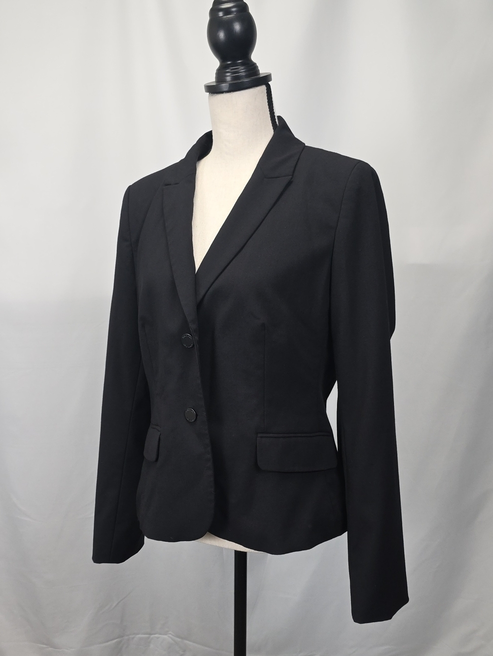 Calvin Klein Black Women's Tailored Blazer Size 12